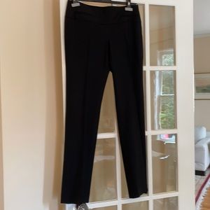 Black wool pants